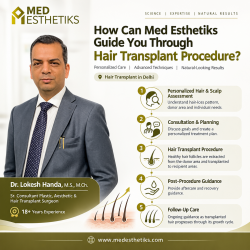 How Can Med Esthetiks Guide You Through Hair Transplant Procedure?