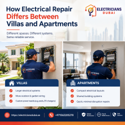 How Electrical Repair Differs Between Villas and Apartments