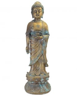 Bronze Ganesha Statue Mit Lotusbasis