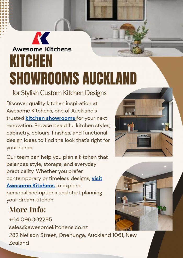 Kitchen Showrooms Auckland for Stylish Custom Kitchen Designs