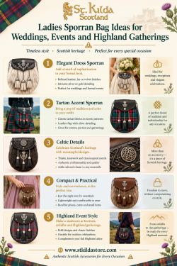 Ladies Sporran Bag Ideas for Weddings, Events and Highland Gatherings