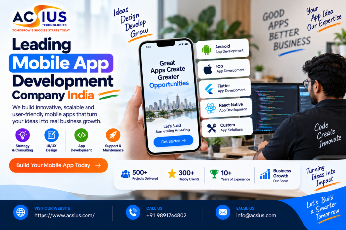 Leading Mobile App Development Company India