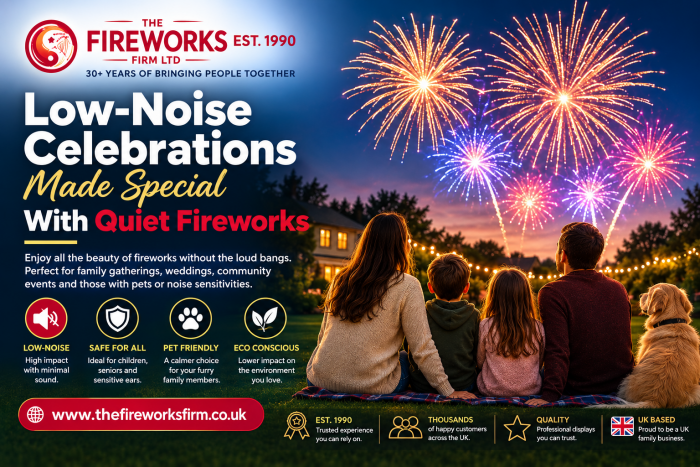 Low-Noise Celebrations Made Special With Quiet Fireworks