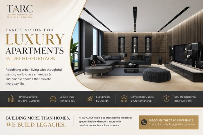 Luxury Residential Projects in Gurgaon: TARC Limited’s Vision for Modern Living
