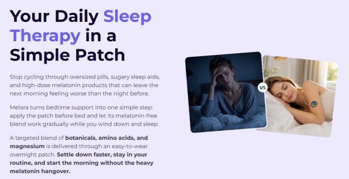 Melara Sleep Patch: Is a Melatonin-Free Formula Right for You?