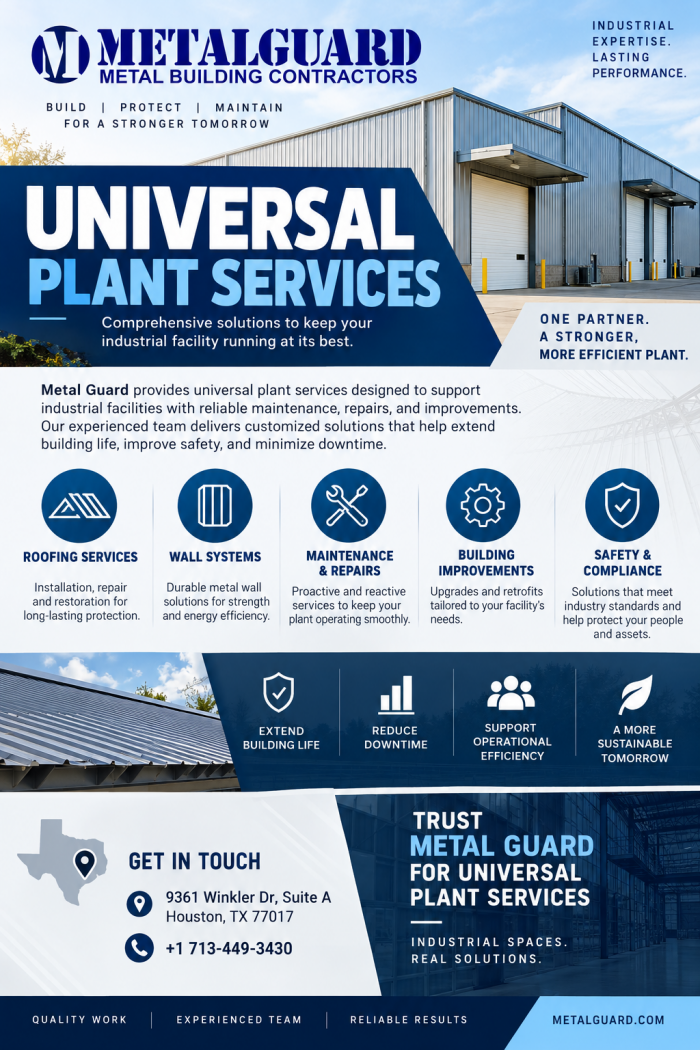 Universal Plant Services for Reliable Industrial Facilities
