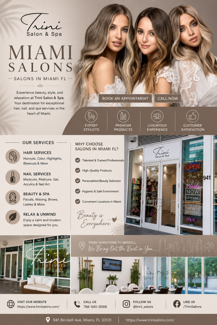 Best Salon Miami: Trini Salon for Quality Hair Care and Styling