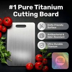 Katori Titanium Cutting Board Australia Kitchen Use
