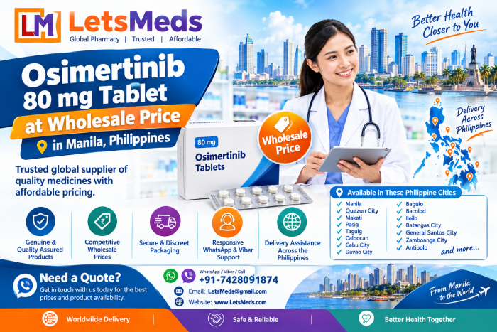 Osimertinib 80 mg Wholesale Price in Manila
