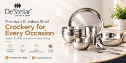 Premium Stainless Steel Crockery for Hotels & Restaurants