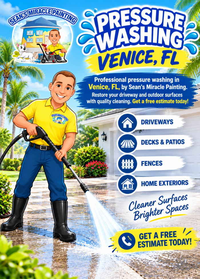 Professional Pressure Washing in Venice, FL