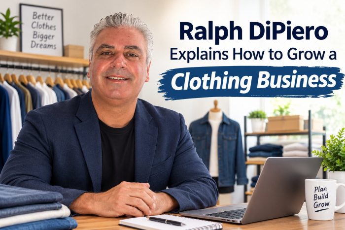 Ralph DiPiero Explains How to Grow a Clothing Business