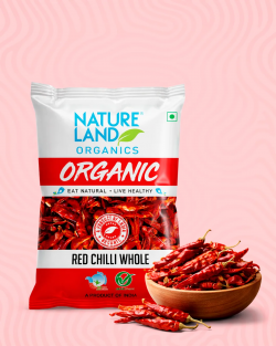 Organic Red Chilli Whole 50 Gm