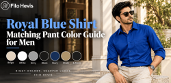 Royal Blue Shirt Matching Pant Color Guide for Men