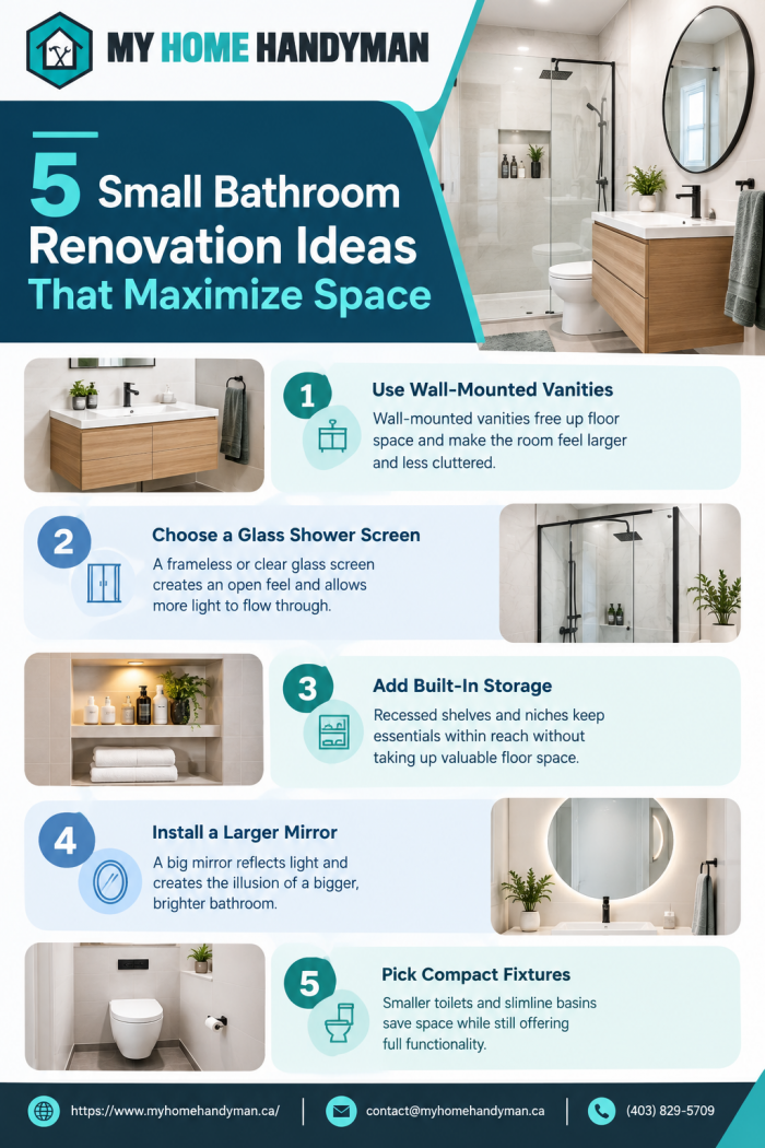 5 Small Bathroom Renovation Ideas That Maximize Space