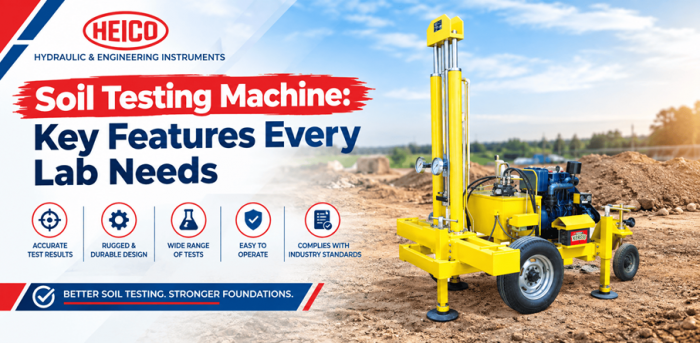 Soil Testing Machine: Key Features Every Lab Needs