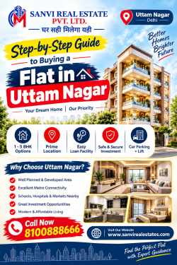 Step-by-Step Guide to Buying a Flat in Uttam Nagar