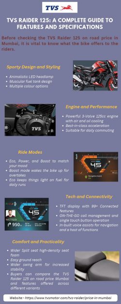 TVS Raider 125: A Complete Guide to Features and Specifications