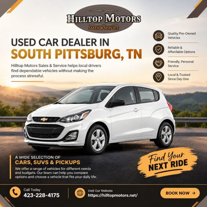 Used Car Dealer in South Pittsburg, TN