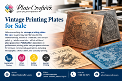 Vintage Printing Plates for Sale | PlateCrafters