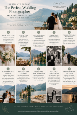 Planning a Lake Como Wedding? 10 Tips to Find the Right Photographer