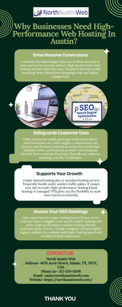 Why Businesses Need High-Performance Web Hosting In Austin?