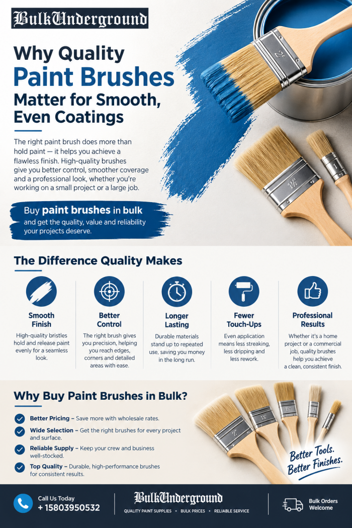 Why Quality Paint Brushes Matter for Smooth, Even Coatings