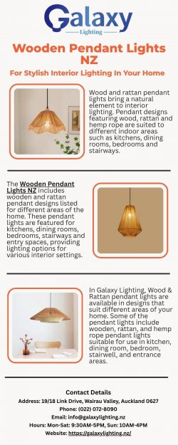 Wooden Pendant Lights NZ for Stylish Interior Lighting in Your Home