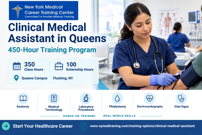 Clinical Medical Assistant Training in Queens, NY