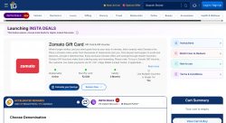 Buy Zomato Gift Card Online for Food Lovers