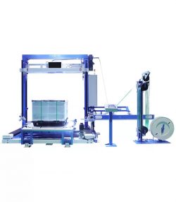 MK300 Automatic Vertical Pallet Strapping Machine Ultrasonic Strapping Head SEPO II