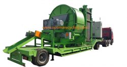 Mobile Portable Tire Shredder
