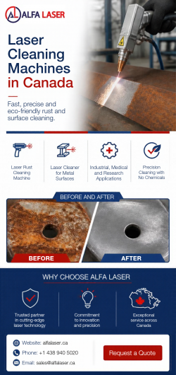 Powerful Laser Rust Remover for Industrial Cleaning by Alfa Laser