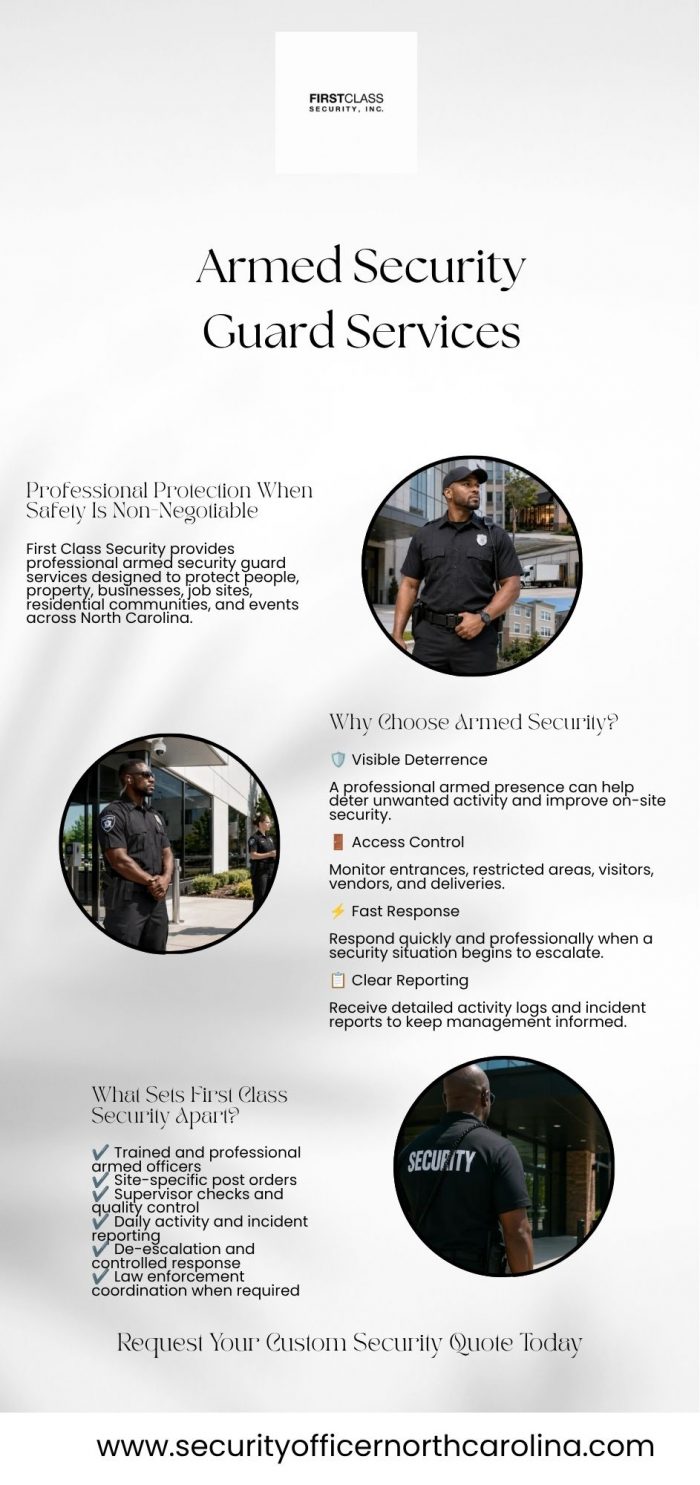 Reliable Armed Security Guard Services for Stronger Protection