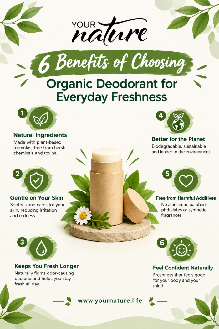 6 Benefits of Choosing Organic Deodorant for Everyday Freshness