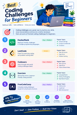Best Coding Challenges for Beginners: Practice, Learn & Improve | WP1Click