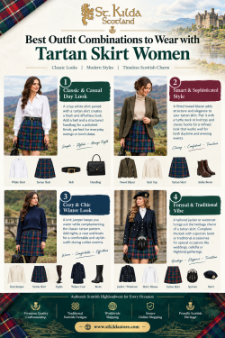 Best Outfit Combinations to Wear with Tartan Skirt Women