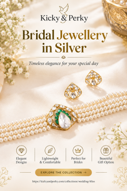 Bridal Jewellery in Silver: Elegant Wedding Designs