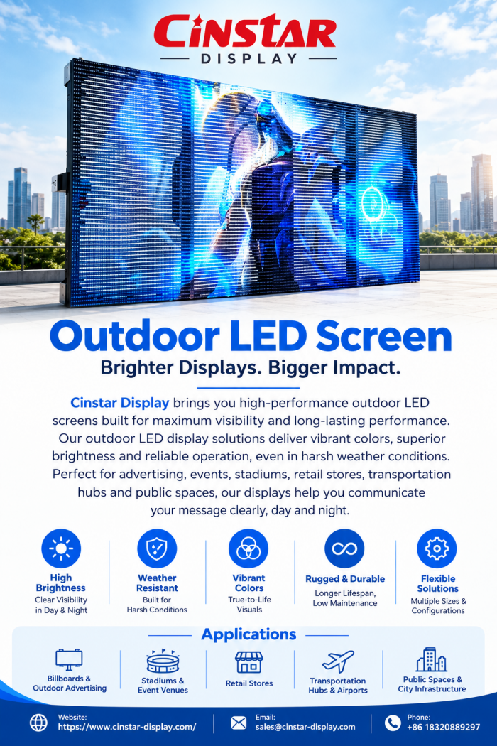 Make Every Message Stand Out with an Outdoor LED Screen