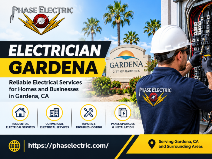 Reliable Electrician Gardena for Homes and Businesses