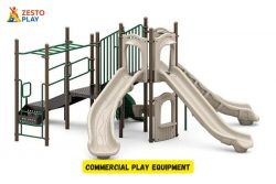 Playgrounds Made for Busy Spaces with Commercial Play Equipment