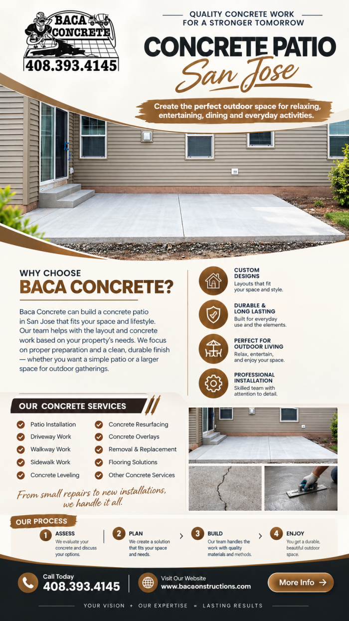 Concrete Patios San Jose