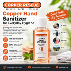 Copper Hand Sanitizer for Everyday Hygiene