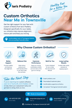 Custom Orthotics for Better Foot Support and Comfort
