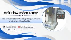 Melt Flow Index Tester – Smarter Polymer Testing, Stronger Quality Control!