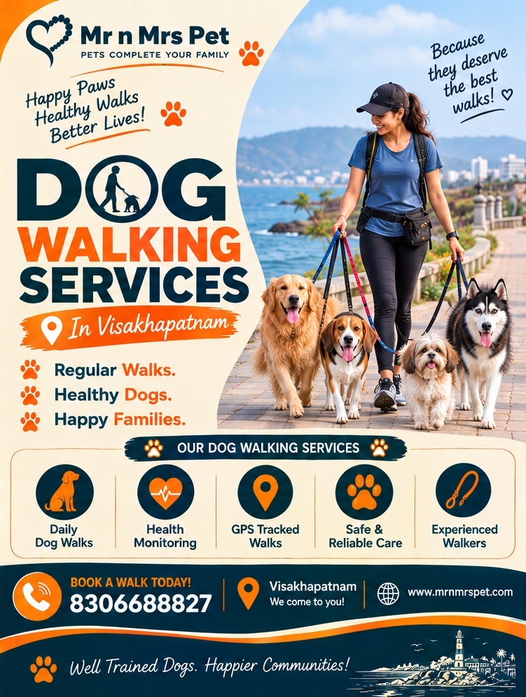 Dog Walking Services in Visakhapatnam