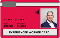 Experienced Worker CSCS Card