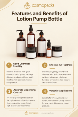 Features and Benefits of Lotion Pump Bottle