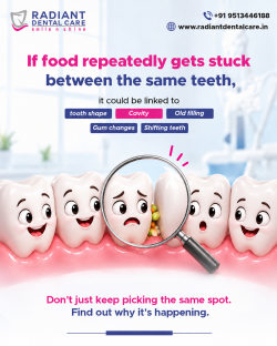 Constant Food Traps Between Teeth? Here’s Why