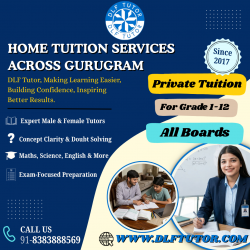 Home Tuition Classes Available Across Gurugram at Your Doorstep With DLF Tutor